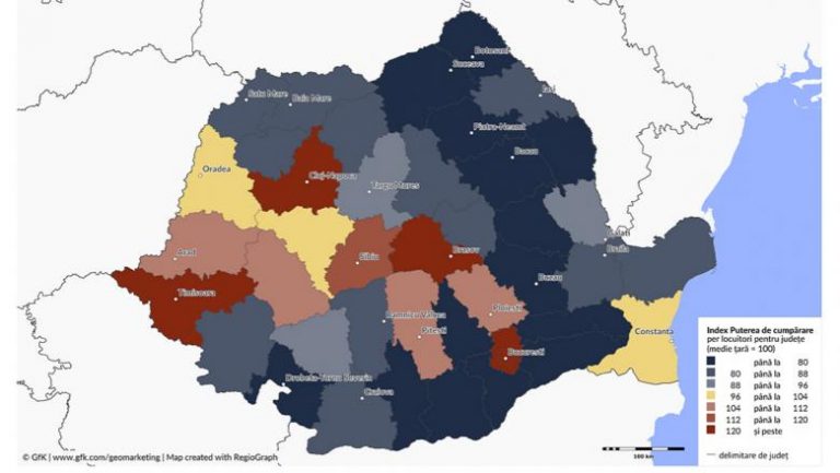 Unde trebuie să trăiești în România ca să ai bani mai mulți. Harta bogăției și a sărăciei