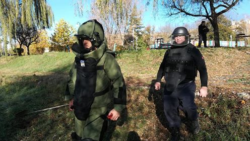 Update: Pirotehniștii au extras în siguranță grenada din parcul din Arad
