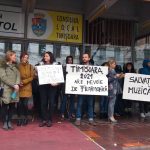 Angajații Filarmonicii, din nou în stradă VIDEO