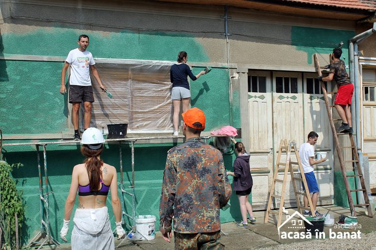 Voluntarii se vor reuni din nou pentru a da viață și culoare unui alt sat din Banat