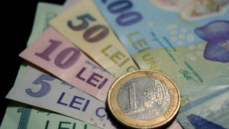 Euro a depăşit 4,85 lei la băncile comerciale. Pe piaţa interbancară, euro e peste 4,78 lei