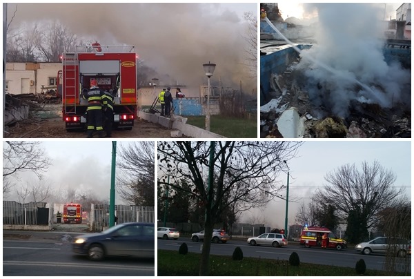 Incendiu la fostul ștrand Mihai Eminescu” din Timișoara FOTO