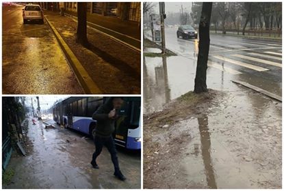 La Timișoara, când nu e praf, ne afundăm în noroi