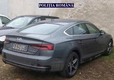 Bolid de lux căutat în Italia, depistat în vestul țării