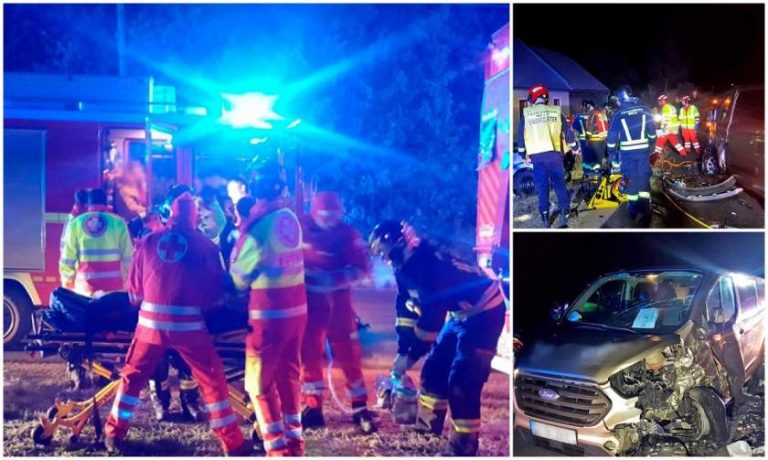 Microbuz cu români implicat într-un accident grav, în Austria. 7 victime, transportate la spitalele din zonă