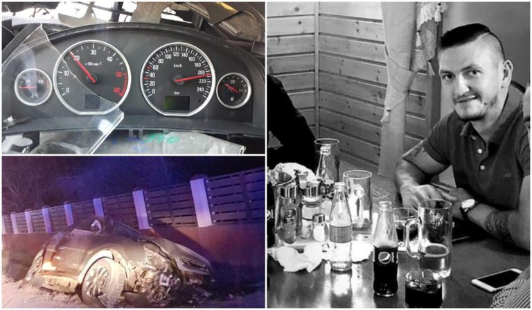 A gonit spre moarte, cu 210 km/h. Era sub influența băuturilor alcoolice
