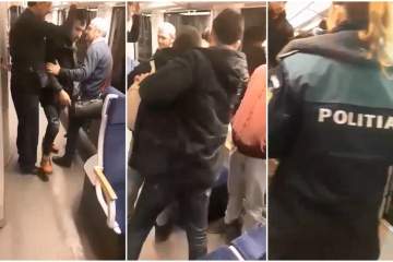 Scandal în trenul Timişoara – Baia Mare. Trei libieni au băgat spaima în călători / Video