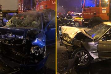 Accident cumplit după o cursă pe șosea sub influența drogurilor / VIDEO