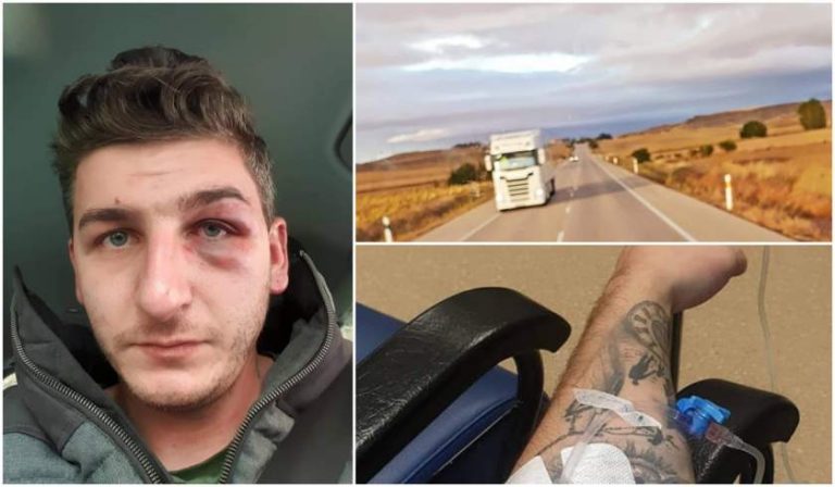 Un șofer român a fost bătut și ameninţat cu moartea în Europa