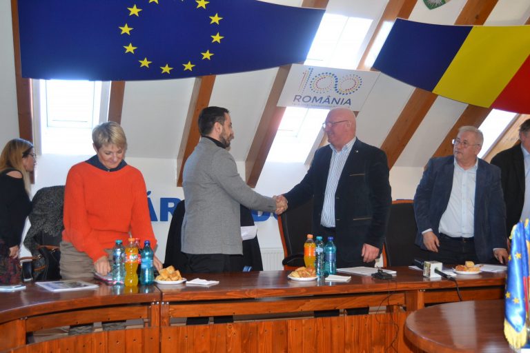 Fonduri transfrontaliere pentru extinderea canalizării în Dumbrăvița și Golubac-Serbia FOTO-VIDEO