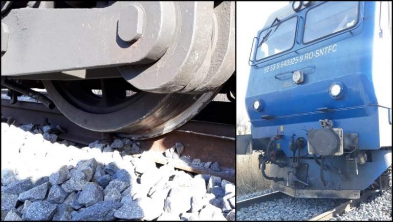 Dezastru: Un tren de persoane a deraiat