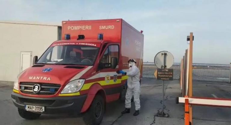 Tânără venită din Italia, suspectă de coronavirus, luată cu izoleta de pe Aeroportul Timişoara
