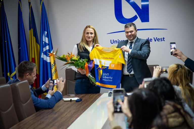 Noul Ambasador UVT Liberty Marathon este Camelia Potec
