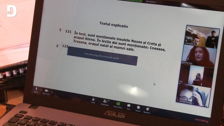 Cursuri online pentru elevii Școlii Gimnaziale din Dumbrăvița  VIDEO