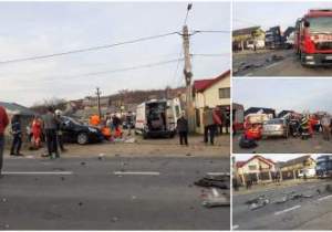 Accident teribil | Doi morţi şi şase răniţi, după ce ambii şoferi ar fi ignorat Codul Rutier