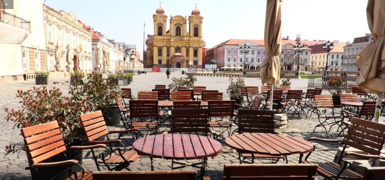 Timișoara, aproape pustie, în primul weekend de la declararea stării de urgență FOTO-VIDEO