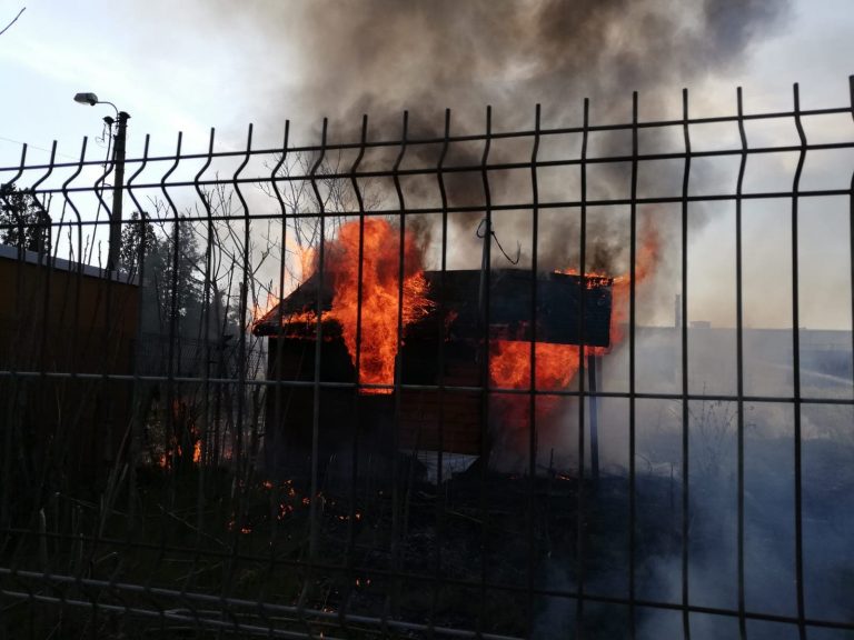 Incendiu la Timișoara, lângă Gara de Nord