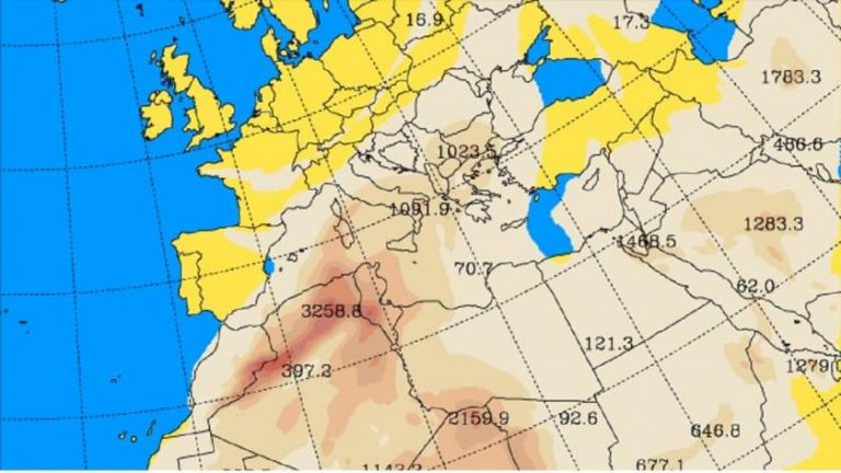 Un nor uriaș de praf deasupra României! Va ajunge la noi peste exact două zile