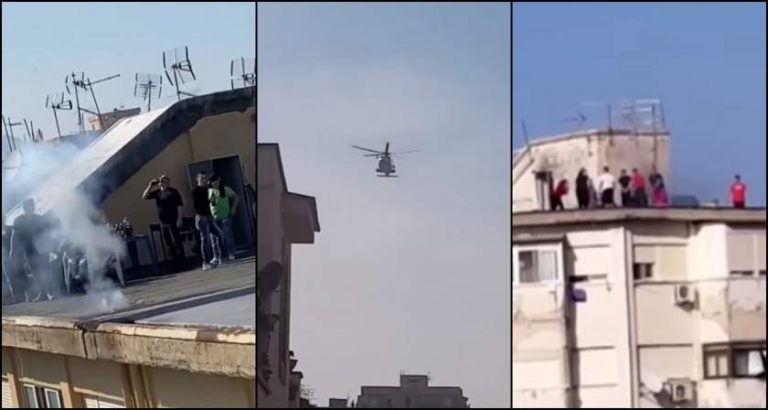 Petreceri cu muzică la maximum, grătare încinse și artificii pe acoperișurile blocurilor VIDEO