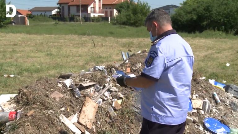 Cum acționează Poliția Locală Dumbrăvița în cazul depozitărilor ilegale de deșeuri FOTO-VIDEO