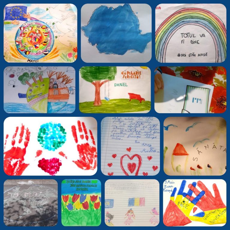 Copiii sărbătoresc Europa unită FOTO-VIDEO