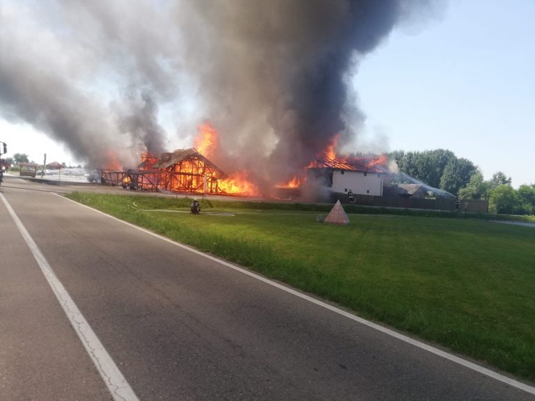 Restaurant în flacari, în Timiș