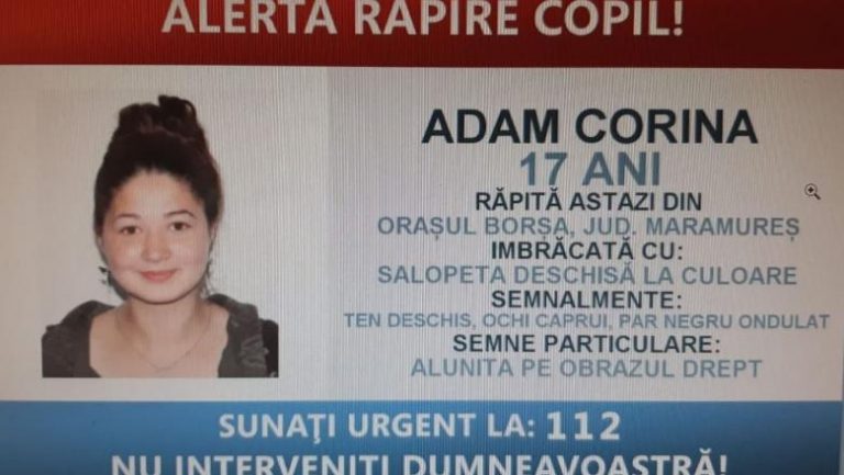 Poliția din Arad a dat de urma fetei răpite. Familia a primit un mesaj prin care i s-a comunicat că tânăra e în drum spre Franța
