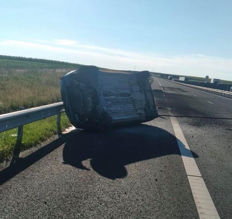Accident cumplit pe autostrada A1