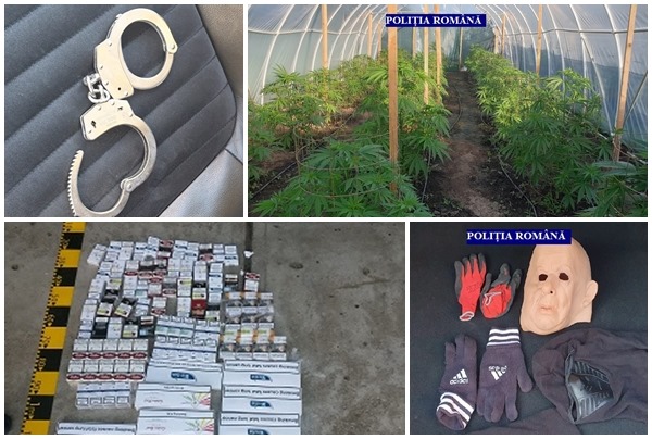 Căutați pentru incendierea unei mașini, prinși cu droguri și țigări de contrabandă