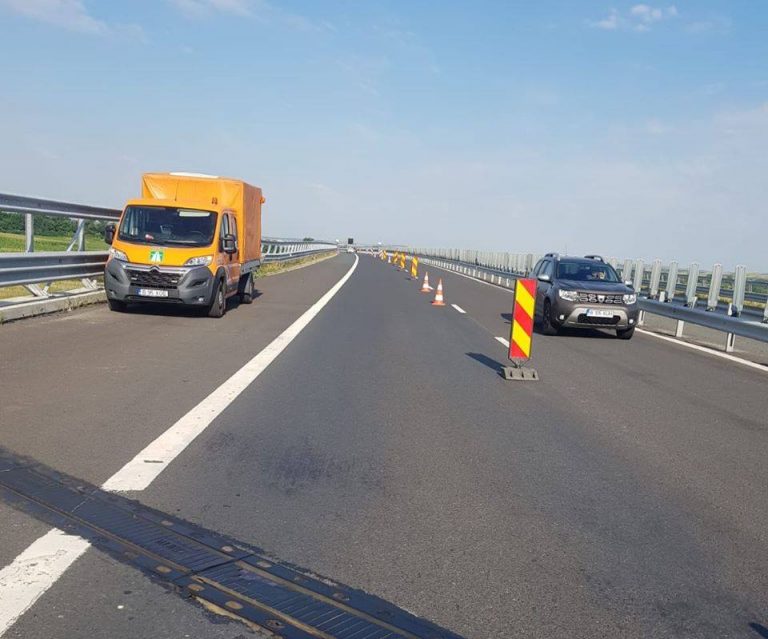 Urcarea pe autostrada A1 de la Topolovățu Mare, închisă