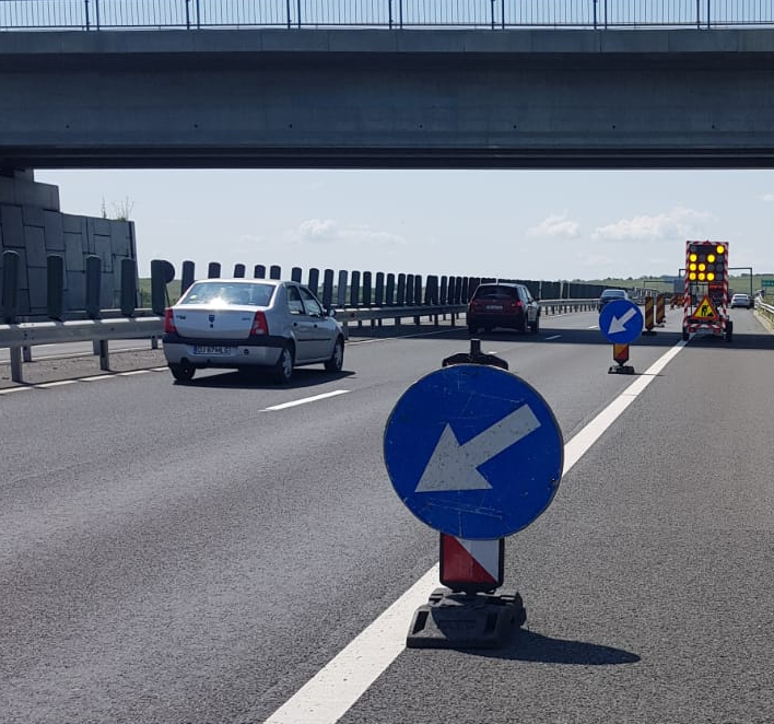 Noi restricții pe autostrada Timișoara – Arad