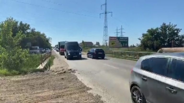 A început șantierul de pe drumul Timișoara – Moșnița Nouă VIDEO