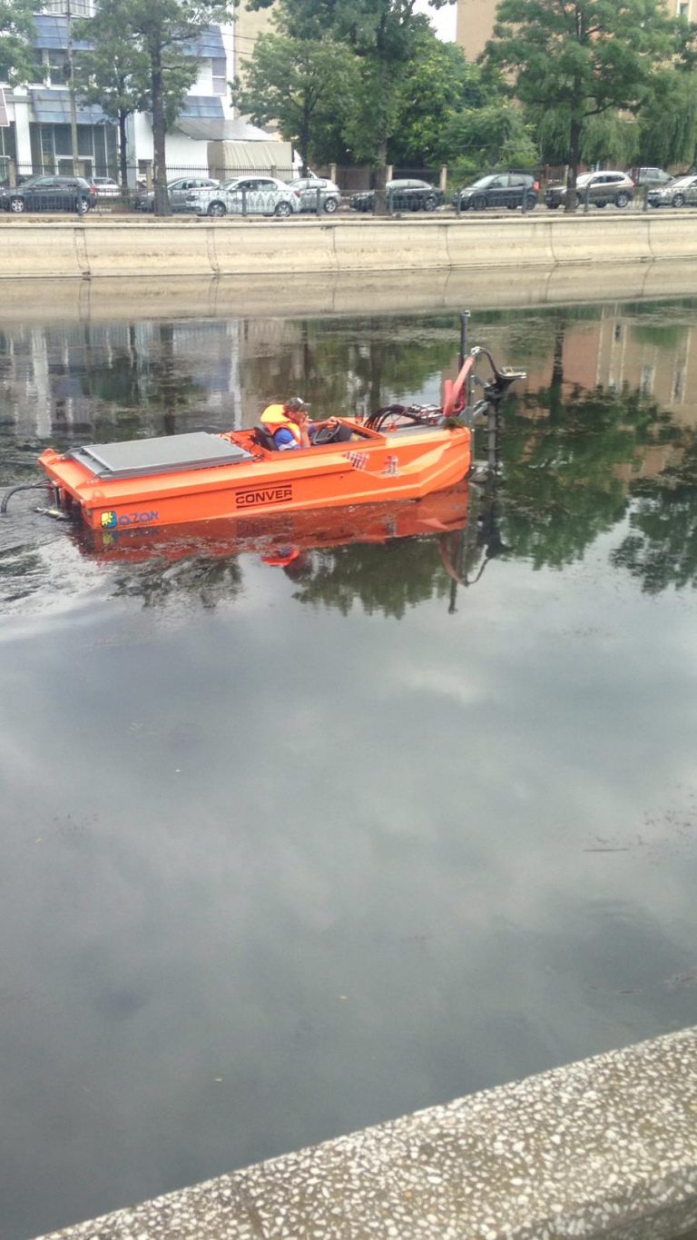 ABA Banat ajută la curățarea Dâmboviței, în București