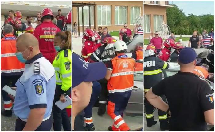 Moarte cumplită pentru un tânăr de 30 de ani din vestul țării. În mașină se afla și fiul acestuia, în vârstă de 3 ani. VIDEO