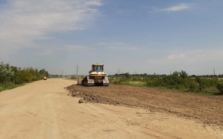 Cum merg lucrările pe șantierul centurii de sud a Timișoarei