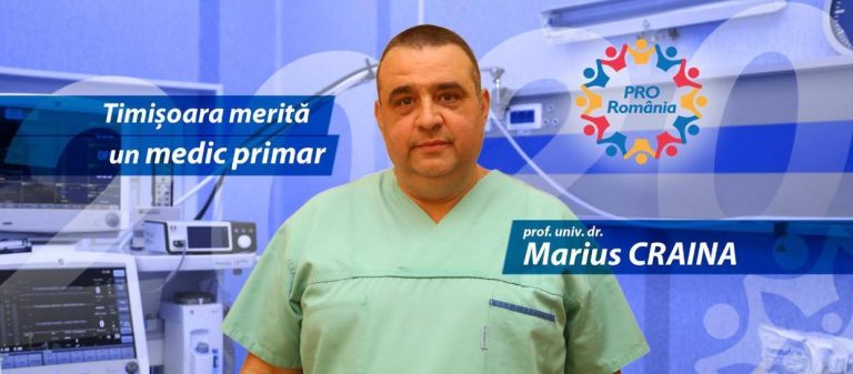 Profesor doctor Craina : omul care pansează rănile Timișoarei
