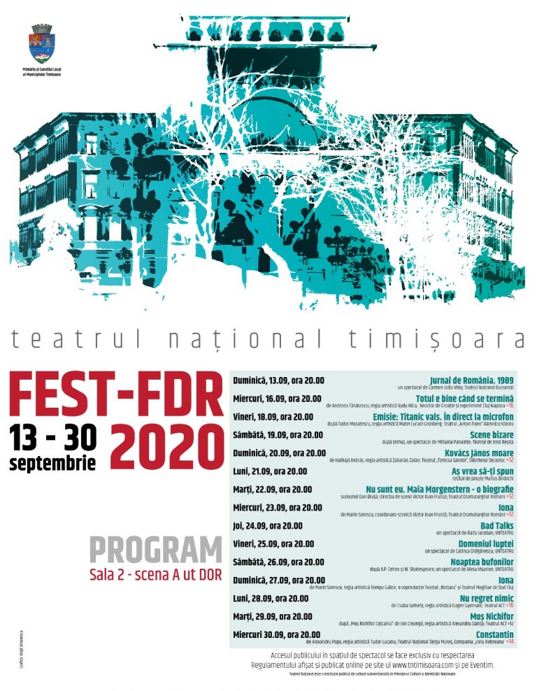 Ediția din acest a an FEST-FDR, „ediție S.O.S”. Programul evenimentului