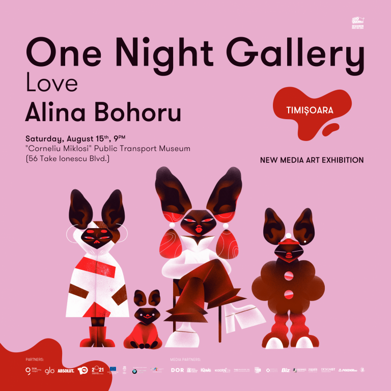 Expoziția de new media art One Night Gallery, pe 15 august la Timișoara