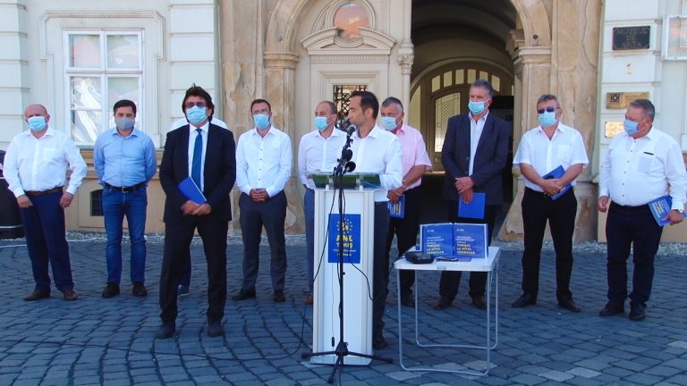 Alin Nica și-a lansat programul de administrare județeană împreună cu primarii liberali de orașe  VIDEO