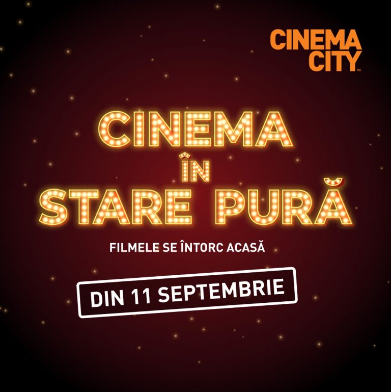 Din 11 septembrie, filmele se întorc acasă, la Cinema City. Premierele toamnei se văd în noile săli de cinema din Iulius Town