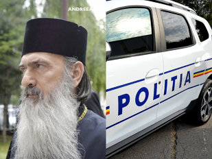 ÎPS Teodosie a fost oprit de filtrul de poliţie în drum spre Peştera Sfântului Andrei