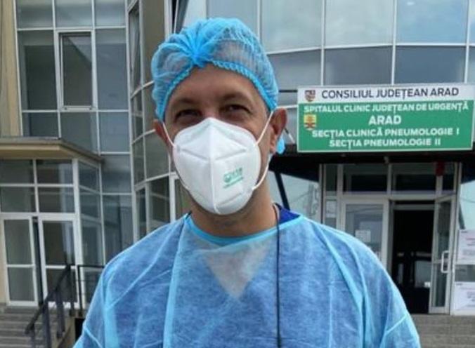 Coordonator al Spitalului COVID-19 din Arad: Am colegi care sunt la capătul puterilor