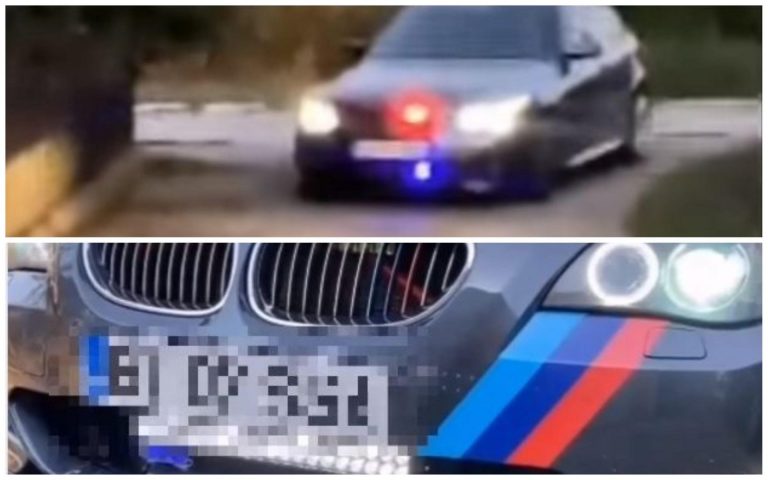 Un șofer a rămas fără permis după ce și-a filmat BMW-ul și a postat imaginile pe TikTok