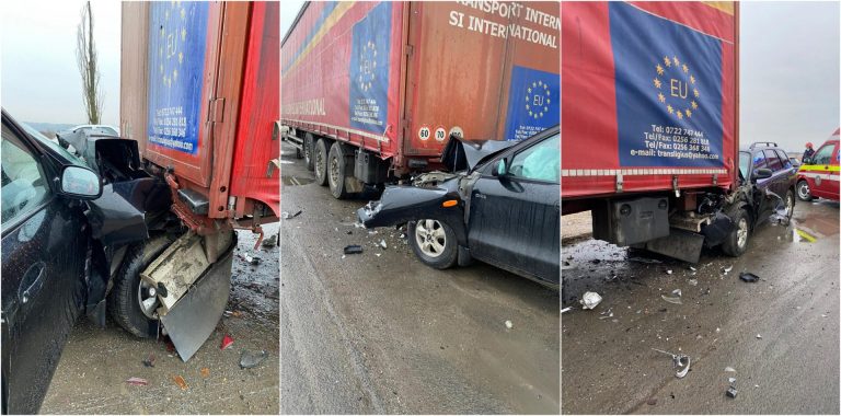 Șofer rănit, după un accident în apropiere de Timișoara