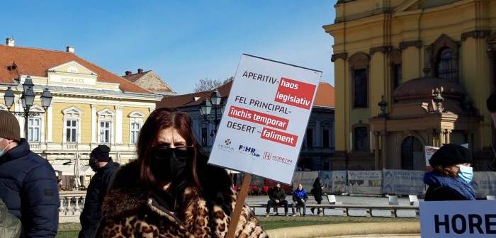 Timișoara | Protest HORETIM în Piața Unirii VIDEO