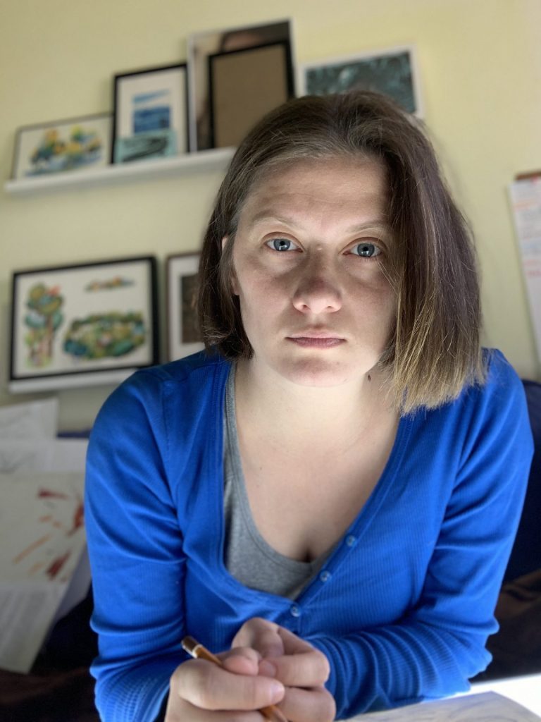 „Arta vizuală e pentru mine și meserie, și refugiu” Interviu cu graficiana și ilustratoarea de carte Oana Ispir