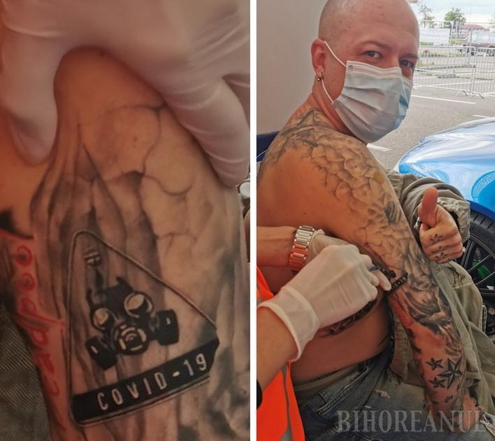 Un bărbat şi-a tatuat mesajul „Covid-19” pe braţ, ca amintire din pandemie