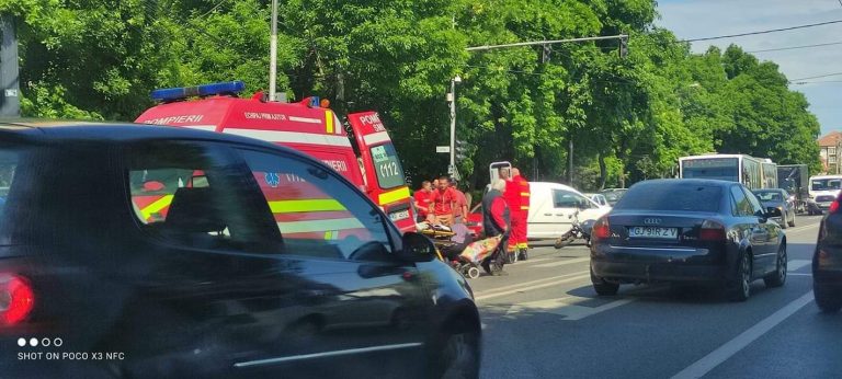 UPDATE. Accident pe o arteră importantă din Timișoara 