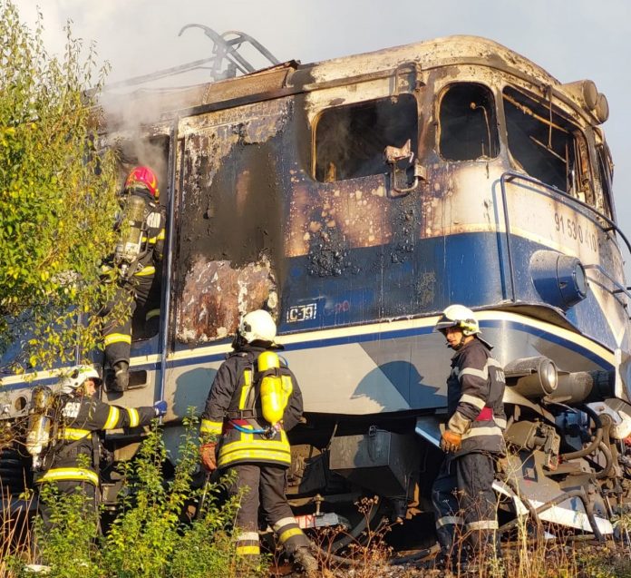 incendiu loco