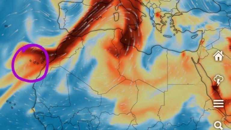 Norul de poluanți generat de vulcanul din La Palma ajunge în România. Intră pe la Timișoara și până luni seară se extinde în toată țara